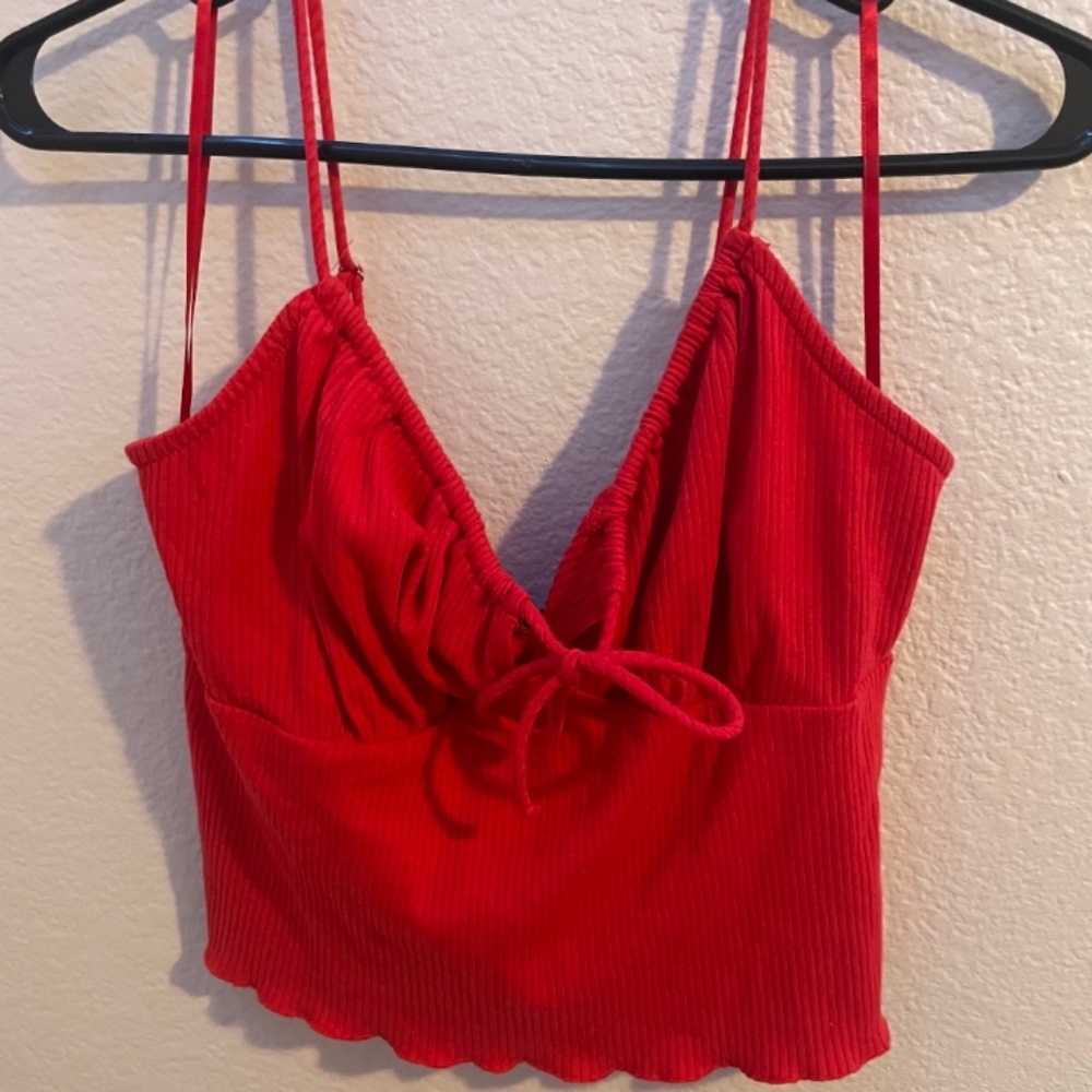 Red Camisole Top